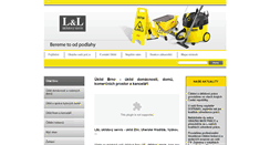 Desktop Screenshot of ll-uklid.cz